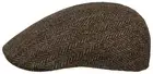 Stetson M 57cm Harris Tweed Germany Flat Cap Peaky Blinders Great Gatsby Brown