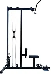 Body Iron PR100 LAT Pull Down/Low Row Machine - Suitable for Standard Plates