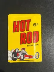 **RARE** Scanlens Issued HOT ROD Wax Pack [SUPERB condition] **AS NEW**