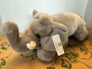New With Tags Smithsonian National Zoological Park Gray Asian Elephant 13” Plush
