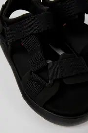 Pelotas Flota Black Textile Sandal for Women