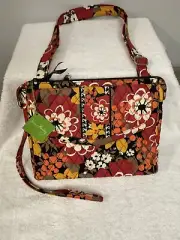 NWT Vera Bradley Tablet Hipster Bag, Purse, Bittersweet Floral, 12695-147
