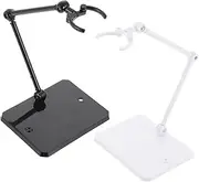 Homoyoyo 2Pcs Action Figure Stand Flexible Display Holder for Dolls Rack for Organizing Collectibles and Models for Home Decoration