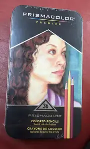 Prismacolor 92885T Premier Colored Pencils, Soft Core, 36 Piece