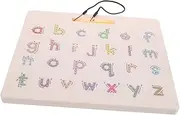 Kisangel Magnetic Letter Writing Board Double Sided Educational Alphabet Tracing Board for Learning for Home Preschool Travel Use