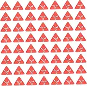 Totority 60Pcs Red Polyhedral Dice Set for Board Games Multi Sided Trpg Cup Games and Lightweight for Halloween Parties