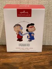 2024 Hallmark Keepsake The Peanuts Gang : Super Lucy And Linus Ornament NEW