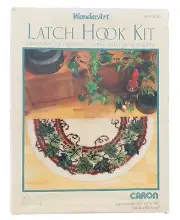 NEW SEALED Caron Wonder Art Latch Hook ‘Half-Circle Rug’ Ivy Kit #4783 /16x33 In