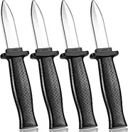 Sumind 4 Pieces Retractable Fake Knife Retractable Knife Halloween Gag Magic Toy Fake Dagger Halloween Joke Disappear Blade Trick for Boys Girls Adults Playing Joke