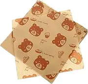 BRIGHTFUFU Food Wrapping Paper Sheets 500 Pack Paper Liners for Dinner Plates Greaseproof and Oil-Proof for Baking French Fries Baskets Holiday Wrapping