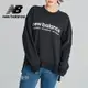 [New Balance]圓領長袖上衣_女性_黑色_AWT13520BK