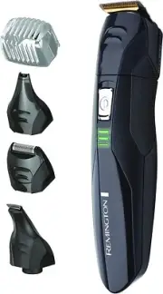 Remington 5-in-1 Titanium Multi-Grooming Kit, PG6024AU, Cordless Rechargeable-AU
