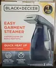 Black+ Decker Easy Garment Steamer Powerful Quick Heat Up Easy Fill Water Tank