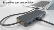 UNIVERSAL HP USB-C Portable travel Mini Dock HSA-Q001PR docking station HDMI LAN VGA