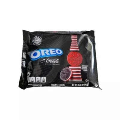 NEW LIMITED EDITION OREO COCA COLA FLAVOR POPPING CANDY COOKIES 10.68 OZ PACK