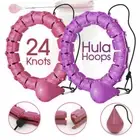 24 Knots Smart Hula Hoop Fitness Detachable Hoops Weight AU Stock Hoola Hoops