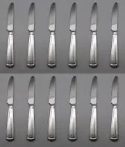 AMERICAN CHIPPENDALE / WHITNEY/ HAMPSTEAD - Stainless Dinner Knives - Set/Twelve