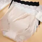 Sweet Seamless Briefs Wavy Edge High Waist Underwear Daily