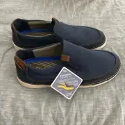 Clarks Men's Gereld Step Sneaker, Navy Combi