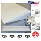 High-Density Memory Foam Bed Wedge Pillow for Complete Neck Support