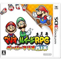 在飛比找Yahoo!奇摩拍賣優惠-【全新未拆】任天堂 3DS 瑪利歐與路易吉 RPG 紙片瑪利