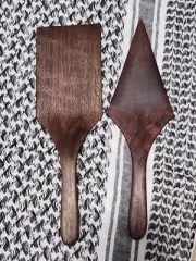 Walnut Pie & Cake Server Set