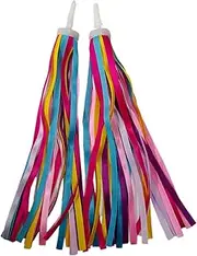 Zxpjkyu 2Pcs Handlebar Tassels Grip Tape Decorative Windsock Accessories for Baby Carriers Girls