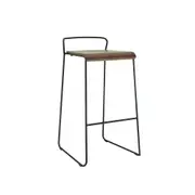 Modern Furniture CAMILA 48x85cm Bar Stool - Walnut