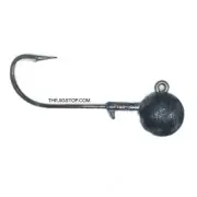 Fluke ball jigs for fluke, flounder, striper, snook and cobia