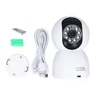 Dual Lens Indoor Camera 1080P Wireless WiFi Security Camera Color Night Vis-io