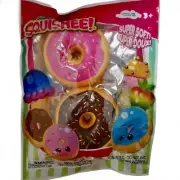 Grin Studios Amazing Squishee! Series 2 Super Soft Set of 2 Sprinkle Donuts