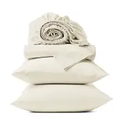 Coyuchi Refined Percale Sheet Set, Full
