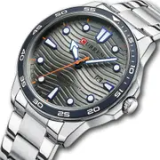 Fashion Mens Watches Stainless Steel Quartz Wristwatches Casual Business Waterproof Luminous Clock