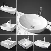 Cefito Ceramic Basin Bathroom Vanity Sink Above Counter Top Mount Bowl