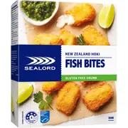 Sealord Gluten Free Hoki Bites 350g