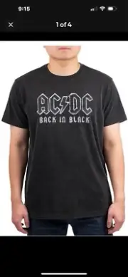 ACDC Men's Crewneck Short Sleeve Band Tee Size Medium NWT