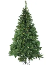Northlight 6ft Pre-Lit Mixed Classic Pine Medium Artificial Christmas Tree Warm Clear LED Lights
