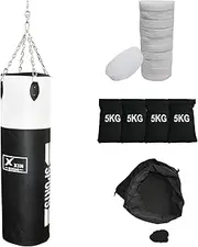 Xin 20kg to 40kg Weight Ajustable Solid Filled Heavy Duty Boxing Punching Bag