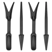 4pcs Mini Garden Hand Succulent Transplanting Tools Digging Planting Tools,Black