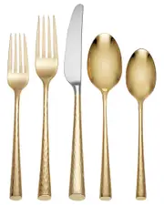Lenox Imperial Caviar Gold 5pc Place Setting
