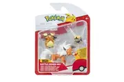 Pokemon Battle Figure Set Dedenne + Lycanroc (Dusk Form) + Ninjask Action Figure