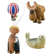 Lisa Larson Small Figure Miniature Fabriker Vol.3 Set of 4 w/ mini books Gacha