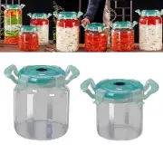 Pickle Jar Glassware Pitcher Fermenting Jar for Hot Cold Drinks Home Kitchen