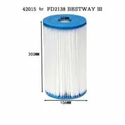 Bestway Swimming Pool Filter Pump Replacement Cartridge Type III 42015 for FD2138 (2 Pack)