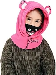 [DoMyfit] Kids Winter Windproof Hat Unisex Baby Toddler Children Balaclava Ski Mask with Thick Warm Fleece Face Cover for Kid