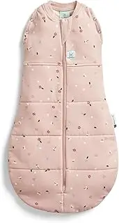 ergoPouch 2.5 TOG Cocoon Swaddle, Newborn Size – Daisies Print – Organic Cotton Swaddle & Sleeping Bag in One – Arms In/Out – Easy-to-Use Two-Way Zipper – Designed for Safety & Comfort