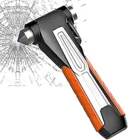 Car Escape Hammer,2-in-1 Seat Belt Cutter | Easy To Use Workmanship Multipurpose Portable Window Hammer With Ergonomic Handle For Car, Home, Family