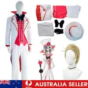 Hazbin Hotel Cosplay Lucifer Morningstar Costume Halloween Uniform Outfits 2024