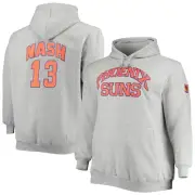 Men's Mitchell & Ness Steve Nash Heathered Gray Phoenix Suns Big & Tall Name &