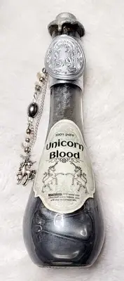 Unicorn Blood Wax Closed Potion Bottle With Cork Magic Wizard Witch World Decor